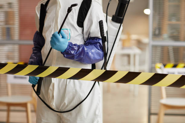 Professional Sewage Cleanup technician working in Columbia, MD